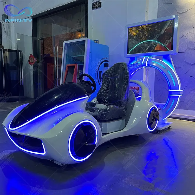 2023 yeni ürün Arcade eğlence sanal gerçeklik yarış Video konsolu 9d VR araba sürüş oyunu makinesi