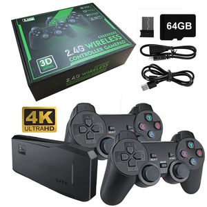 2024 fabrika ucuz M8 Video oyunu konsol 2.4G çift kablosuz denetleyici oyun sopa 4K 10000 oyunları oyuncu için PS1 - Product Image 1