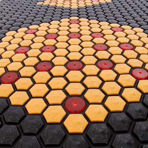 OEM多色电气石天然石材热疗电气石玉辊按摩器床垫 - Product Image 4