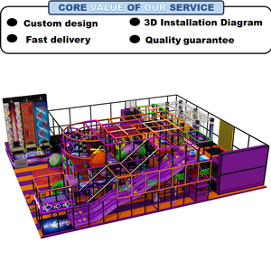Sân chơi trong nhà lớn với trò chơi mê cung thiết bị chơi trong nhà mềm cho trẻ em - Product Image 4