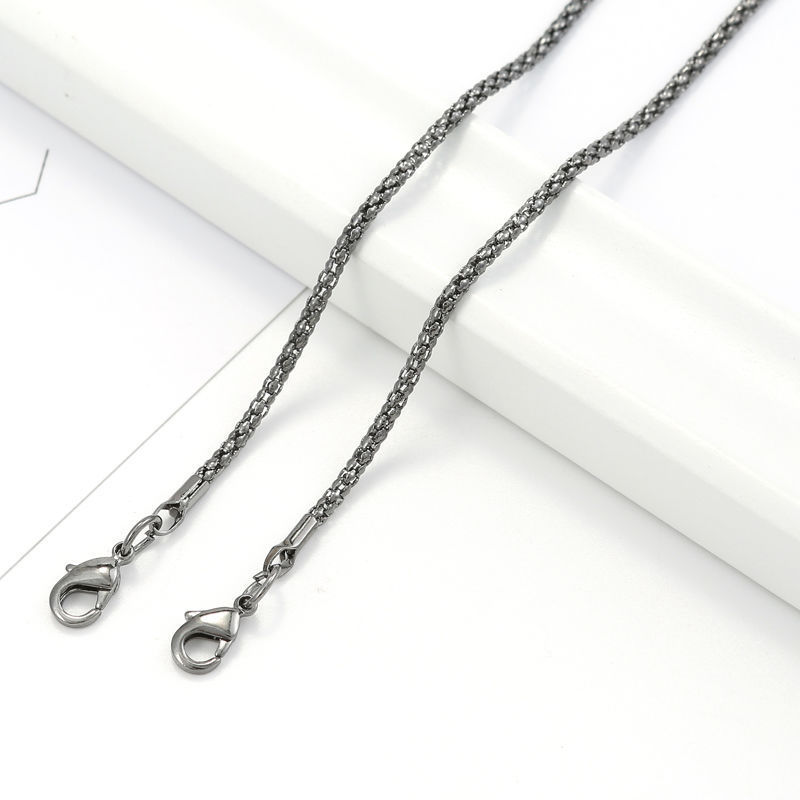 Corn chain (gunmetal with silicone buckle)