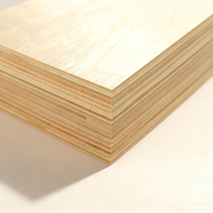 Gỗ dán Bạch Dương chất lượng xây dựng Poplar E1 tiêu chuẩn độ dày khác nhau 9mm 12mm 15mm 18mm biển ván ép tấm 4x8 - Product Image 1