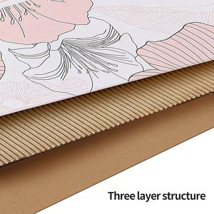 豪华礼品粉盒送货可回收内衣布盒小企业包装邮件盒 - Product Image 4
