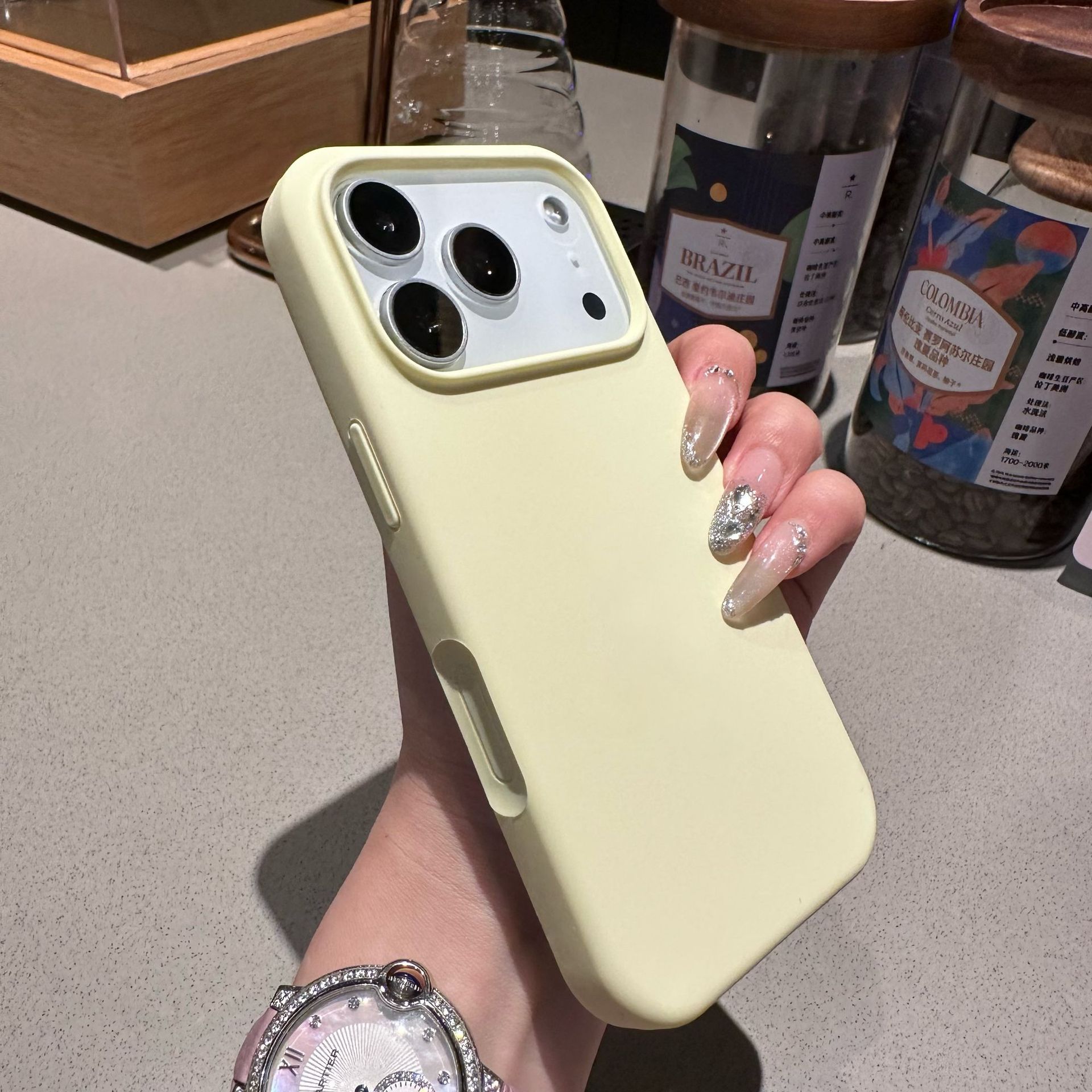 Cream yellow