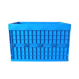 High Quality Blue PP Plastic Folding Storage Box Practical Durable Expandable Mesh Crate Collapsible Plastic <strong>Containers</strong> crate - Product Image 5