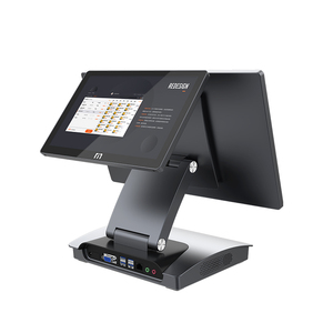 Оптовая продажа 15,6 дюймов Все-в-одном сенсорный экран POS-система Windows/Android двойной экран для супермаркета ресторан в розницу - Product Image 1