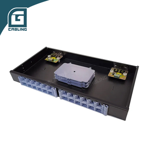 Gcabing FTTH 1U * 19 "SC 24端口ODF价格壁挂式ODF机柜24端口光纤配线架价格Odf - Product Image 3