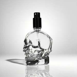 Hộp sọ trong suốt hình Chai Thủy Tinh Nhỏ GiọT 30ml/50ml/100ml thơm trang điểm sữa rửa mặt màn hình in ấn chăm sóc da huyết thanh - Product Image 3