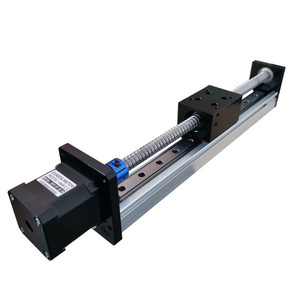 Módulo de actuador deslizante lineal, SFU1204-200mm de mesa con Motor paso a paso 57 o 42, longitud de viaje, serie SGX, etapa D, 200mm - Product Image 1