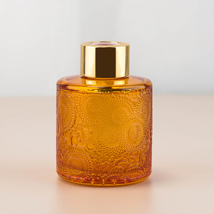 Colorful 100ml Embossed Flameless Aromatherapy Bottle <strong>DIY</strong> <strong>Perfume</strong> Fragrance Diffuser Empty Jar Dispensing Glass Cosmetic Cap - Product Image 4