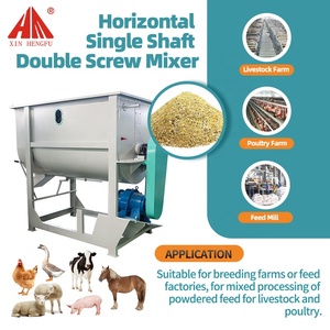 Animal <strong>Feed</strong> Plant Equipment Screw Mixer Used for <strong>Chicken</strong> <strong>Feed</strong> <strong>Processing</strong>
