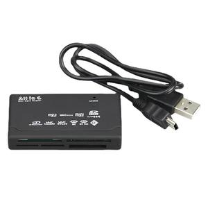 Hepsi tek kart okuyucu USB 2.0 USB kart okuyucu adaptör desteği TF CF SD Mini SD SDHC MMC MS XD hafıza kartı okuyucu 6 In 1 - Product Image 2
