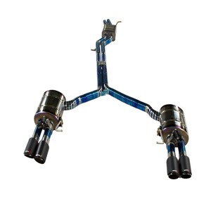 ท่อไอเสียปรับแต่งชิ้นส่วนรถยนต์สำหรับรถออดี้ S4 S5 B9.5 B9 3.0T 2017กับ valved ท่อไอเสียการควบคุมระยะไกล catback เคล็ดลับ - Product Image 2