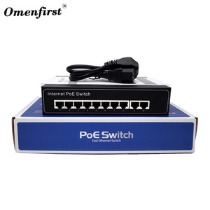 2024 Neuer Ethernet Switch Poe kleiner Gigabit Poe Switch Fibra 8 Port 24V Optica Network Poe Switch