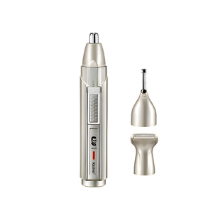 Kemei USB טעינה נייד גבות אף אוזן שיער גוזם 3 ב 1 טיפוח ערכת km-315 חשמלי שפם האף שיער חותך עבור גברים