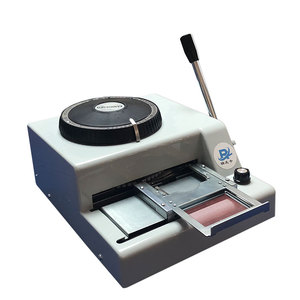 Son tasarım kart embosser metal etiket kabartma makinesi pet için ucuz fiyat ile - Product Image 5