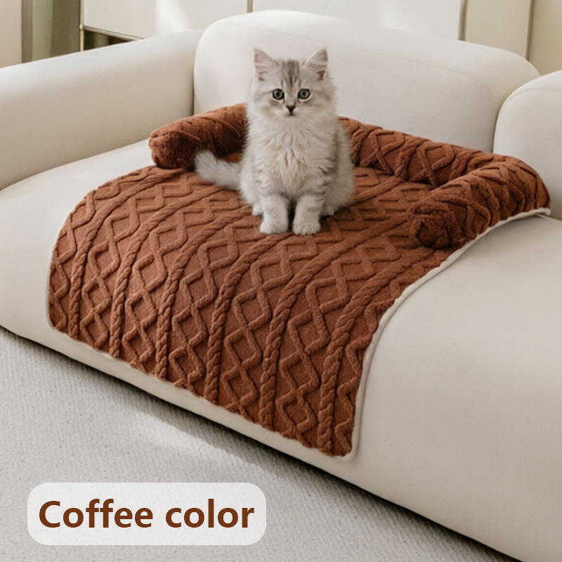 Textured Waterproof Pet Pad - Brown