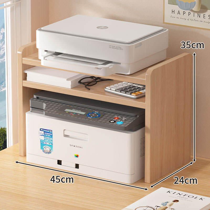 Couleur noyer clair, 24 cm de large, double couche