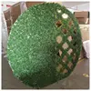 New Design PVC 2 m Circular Artificial Grass Round Wall Wedding Backdrop Panel for Wedding Party Decorations