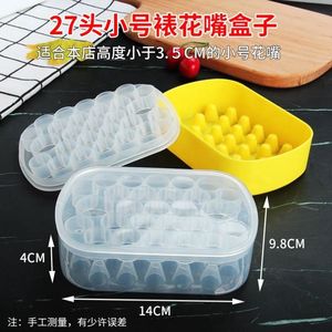 Cake Decorating Tools Set Transparent <strong>Kit</strong> Empty Russian Flower Stainless Steel Pastry Piping Nozzles Tip Storage Box - Product Image 6