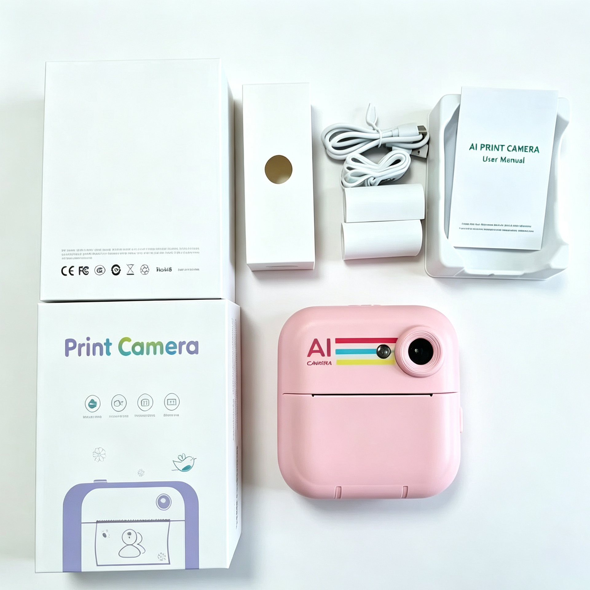 Q5 ai polaroid rose