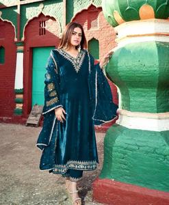 高品質の生地でSalwarと卸売既製クルティのインドの女性コレクション新しいデザイナールックKurta dhoti salwaar