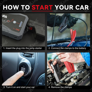 12800mAh xe nhảy khởi động 4250a đỉnh hoàn hảo cho nhảy bắt đầu sạc & chiếu sáng nhiệm vụ - Product Image 6
