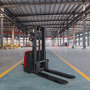 1500kg Equipamento de manuseio de materiais Empilhador elétrico manual Empilhadeira 5m Altura de elevação Empilhador de paletes elétrico tipo