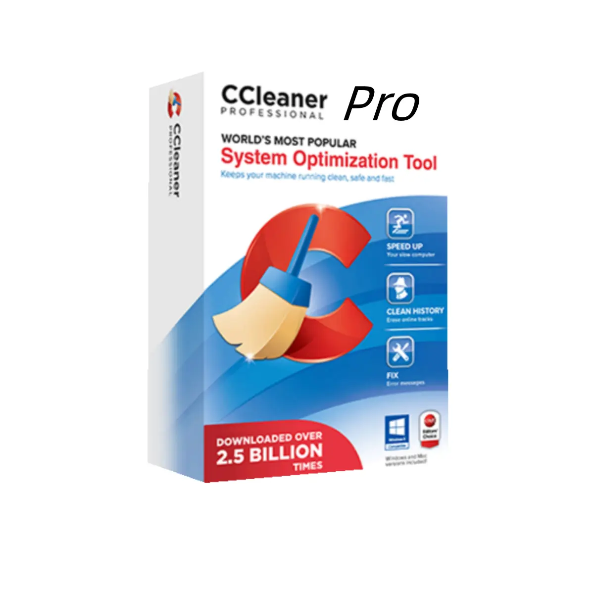 O ccleaner Licença Genuine Ativação Online para 1 Computador ano Sistema de limpeza O Ccleaner Professional Software de otimização