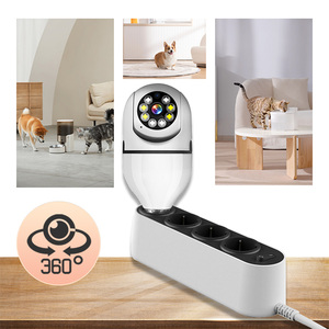 E27 Full HD Smart IP Camera di visione notturna per la casa interna di sicurezza Wireless sensore di mos supporta la scheda di memoria Mini umano di tracciamento CCTV - Product Image 6