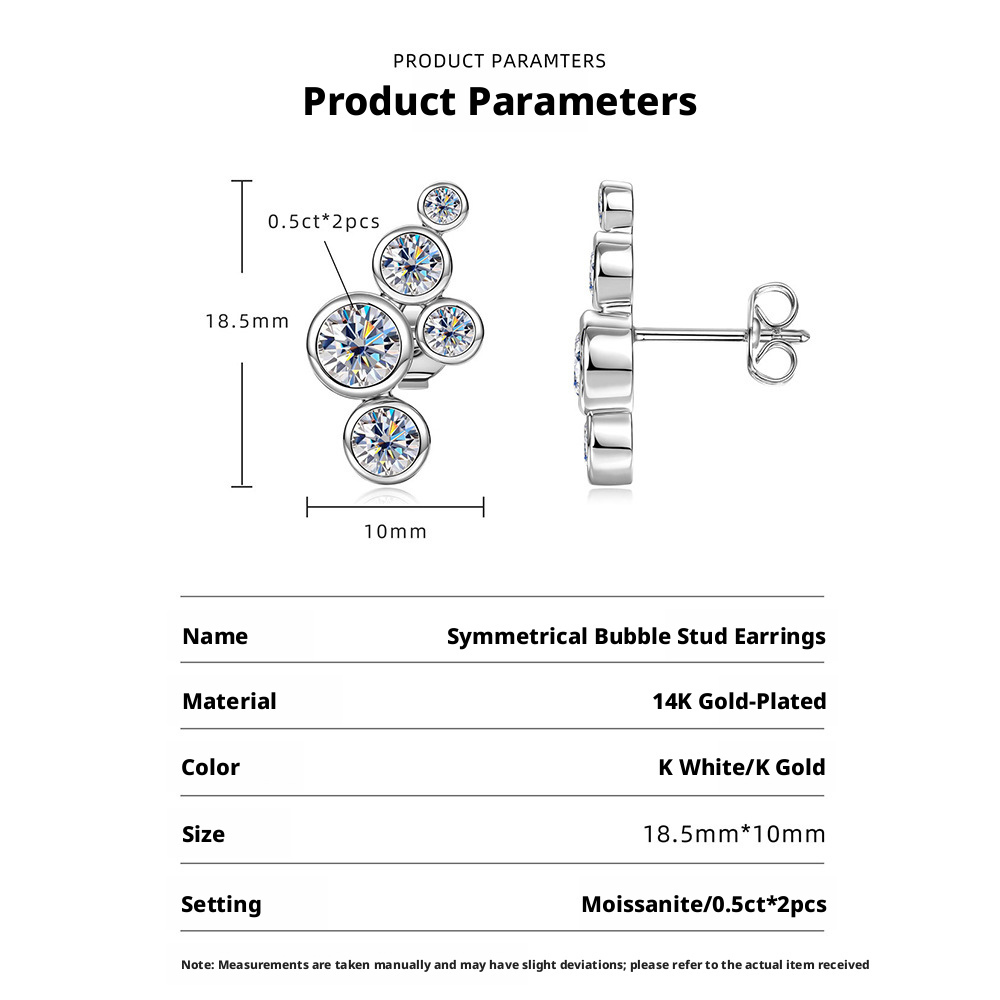 Moissanite+GRA Certificate-White Gold