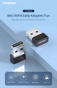 COMFAST Drive-free WiFi6 <strong>Wireless</strong> USB <strong>Computer</strong> Wifi Transmitting and Receiving Enhanced 300M Mini External <strong>Network</strong> signal - Product Image 3