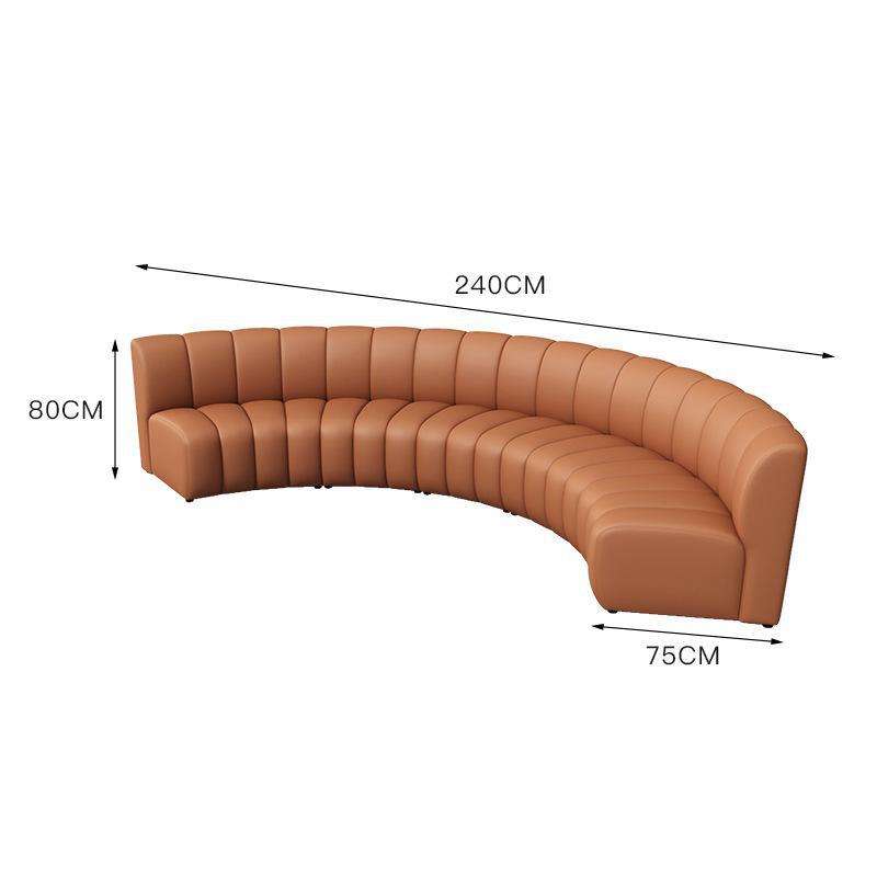 Canapé long 240, orange