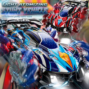 JZRC新品リモコンオートスプレーRCドリフトカー2コントロールモード玩具LEDライトと音楽すべての地形USBケーブル付き - Product Image 2
