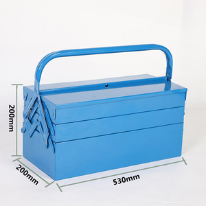 悬臂工具箱工具箱胸部便携式钢专业五金工具储物工具箱 - Product Image 6