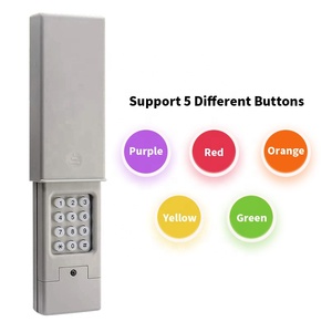 Universal Garage Door Keypad Wireless <strong>Keyless</strong> <strong>Entry</strong> Keypad Garage Door Opener Has Learn Button or DIP Switch Control 2 Doors - Product Image 1