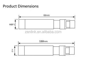Zhunlian Non Contact High Temperature <strong>Sensor</strong> RS485 IR Temperature <strong>Sensor</strong> Switch for Industrial - Product Image 6