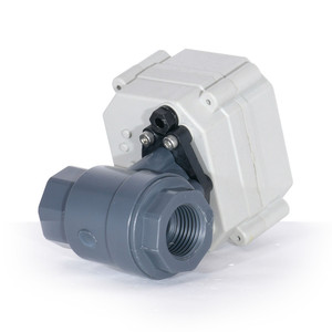 1/2 ''DN15 Электрический модулирующий шаровой клапан UPVC 9-24VDC аналоговый сигнал управления 4-20mA 0-5V 0-10V - Product Image 3