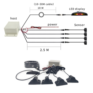 Car Reversing Aid Radar With Monitor Truck Assistant Park Radar Backup <strong>Reverse</strong> Camera Parking <strong>Sensor</strong> System for Truck - Product Image 2