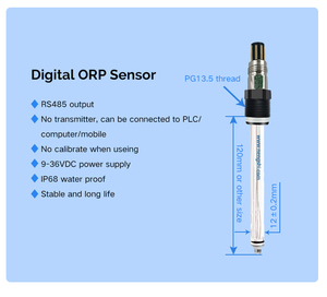 Heißer Verkauf Hoch temperatur Arduino RS485 Wasser Ph Orp Sonde Installation Schwimmbad digitale Landwirtschaft Flüssigkeit Ph Orp Sensor