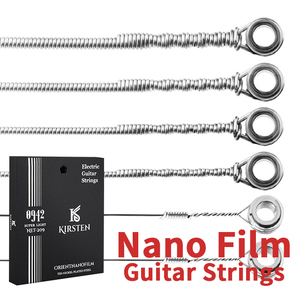 Source Factory Nano Film String Hermoso tono Hexangular Núcleo de acero Niquelado Cuerdas de guitarra eléctrica Cuerda - Product Image 1
