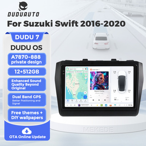 Duduauto uis7870 כפול gps מכונית רדיו אנדרואיד מכונת מדיה אנדרואיד מכונית-לשחק עבור סוזוקי מהיר 2016 2017 2018 2019 2020 2021