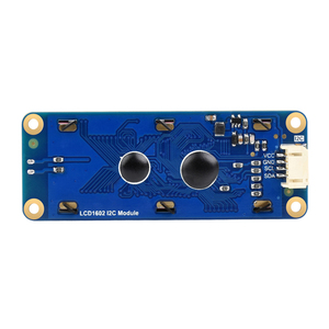Sıcak satış LCD1602 I2C modülü 16x2 karakter LCD ahududu Pi için/Pico/STM 3.3V/5V mavi arka plan ile uyumlu beyaz renk