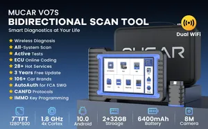 Herramienta de escaneo bidireccional Mucar VO7S, diagnóstico inalámbrico, protocolos Canfd, lector de código de motor, herramienta de escaneo automotriz, lector Obdii