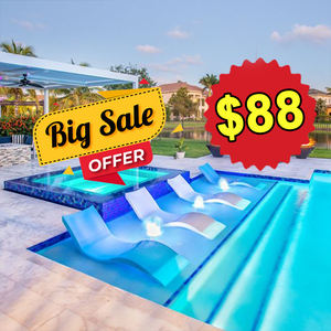 Unter getauchte <span class=keywords><strong>Pool</strong></span> liegen im <span class=keywords><strong>Pool</strong></span> Sonnen liege Leiste im Wasser bett im Freien S-Form Tages bett Pools Wave Lounger für Resort Hotel - Product Image 2