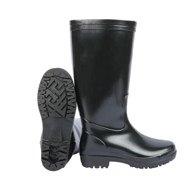 Las Botas de lluvia de polvo de resina negras de 37CM son productos baratos, y hay una gran cantidad de botas impermeables disponibles en stock