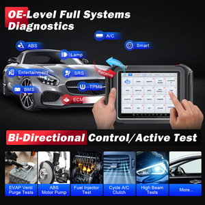 Macchina diagnostica del veicolo D9S tutto il sistema auto strumento diagnostico ECU programmazione bidirezionale chiave OBD2 Scanner