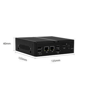 卸売N100 2.5G N100 DDR5ミニPC RJ45 COMファンレスミニコンピューター16Gメモリデスクトップコンピューター - Product Image 5