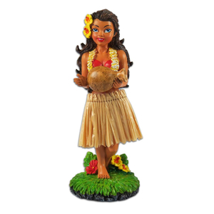 Tùy Chỉnh Swinging Hawaii Hula Cô Gái Nhảy Múa Búp Bê Xe Bảng Điều Khiển Bức Tượng Đồ Trang Trí Cho Xe Nội Thất Nhà Bên Trang Trí Nội Thất - Product Image 5