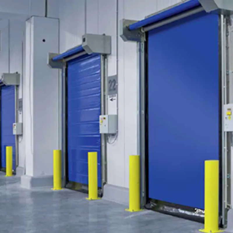Di alta qualità industriale commerciale automatico PVC Freezer isolamento ad alta velocità porta tapparella